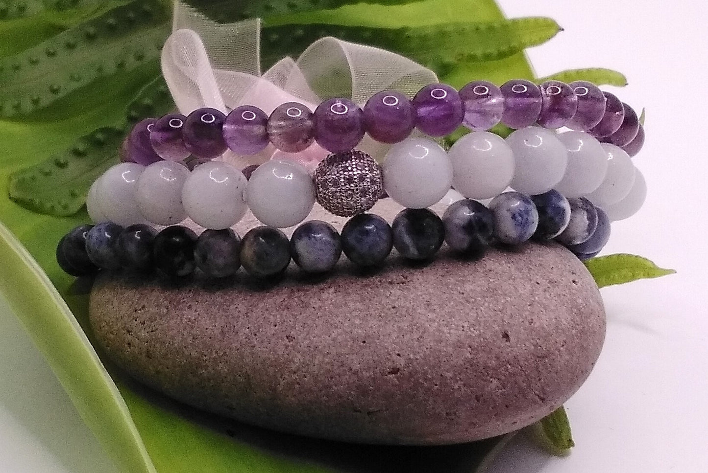 Gemstone Bracelet Stacks