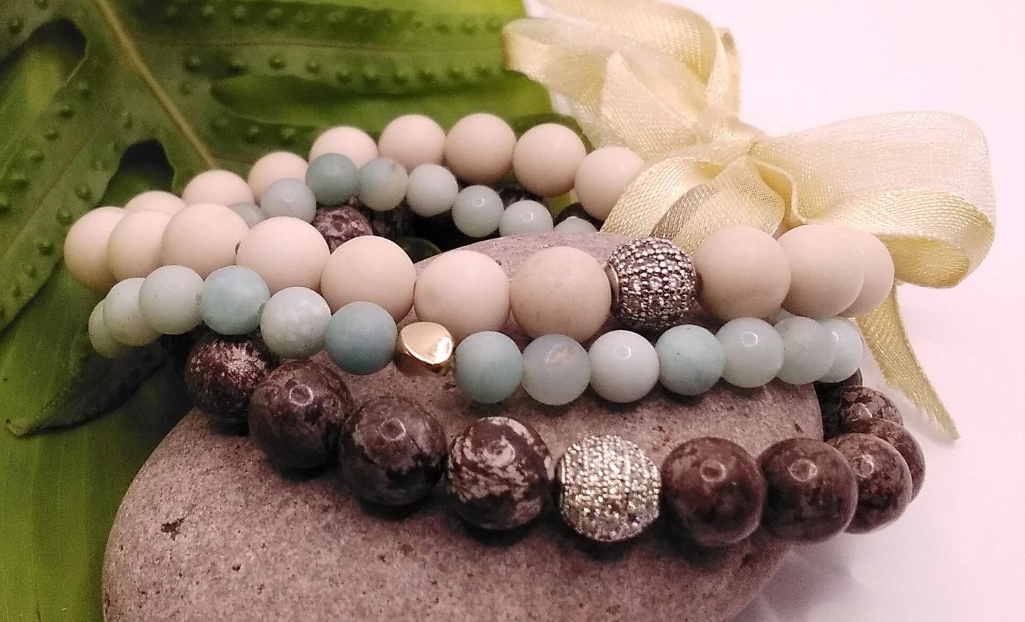 Gemstone Bracelet Stacks