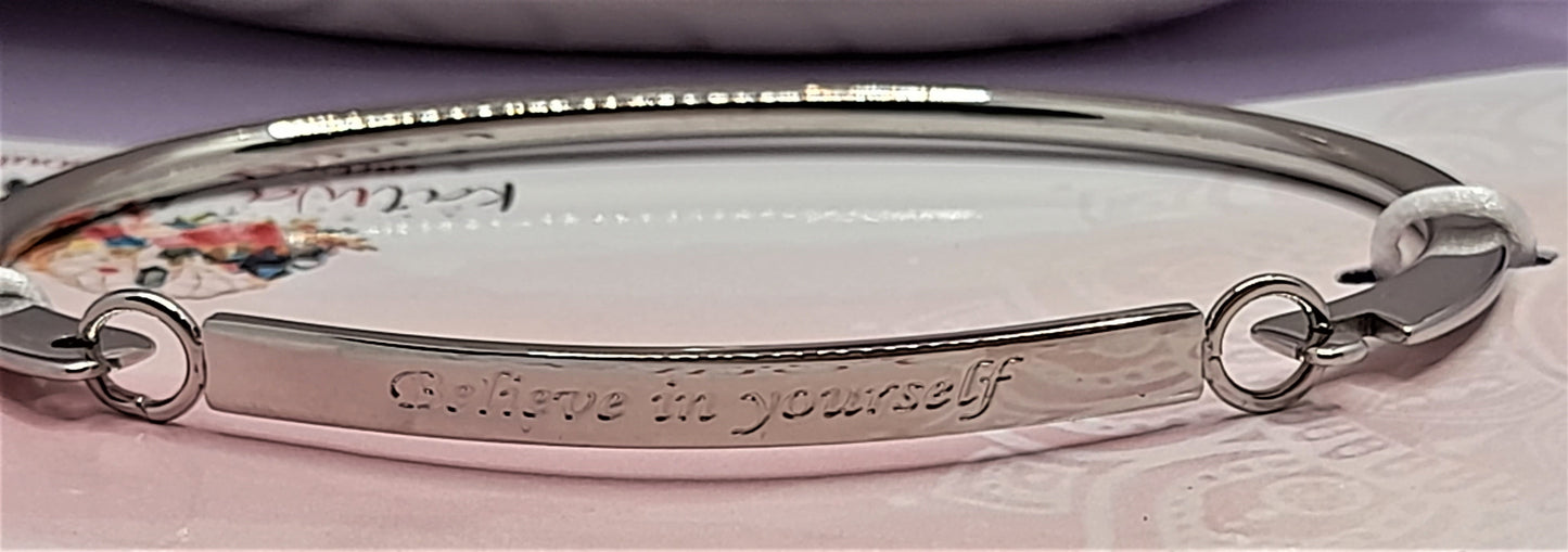 Believe in Yourself Bangle