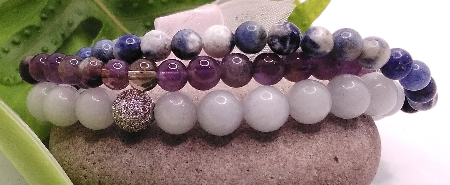 Gemstone Bracelet Stacks