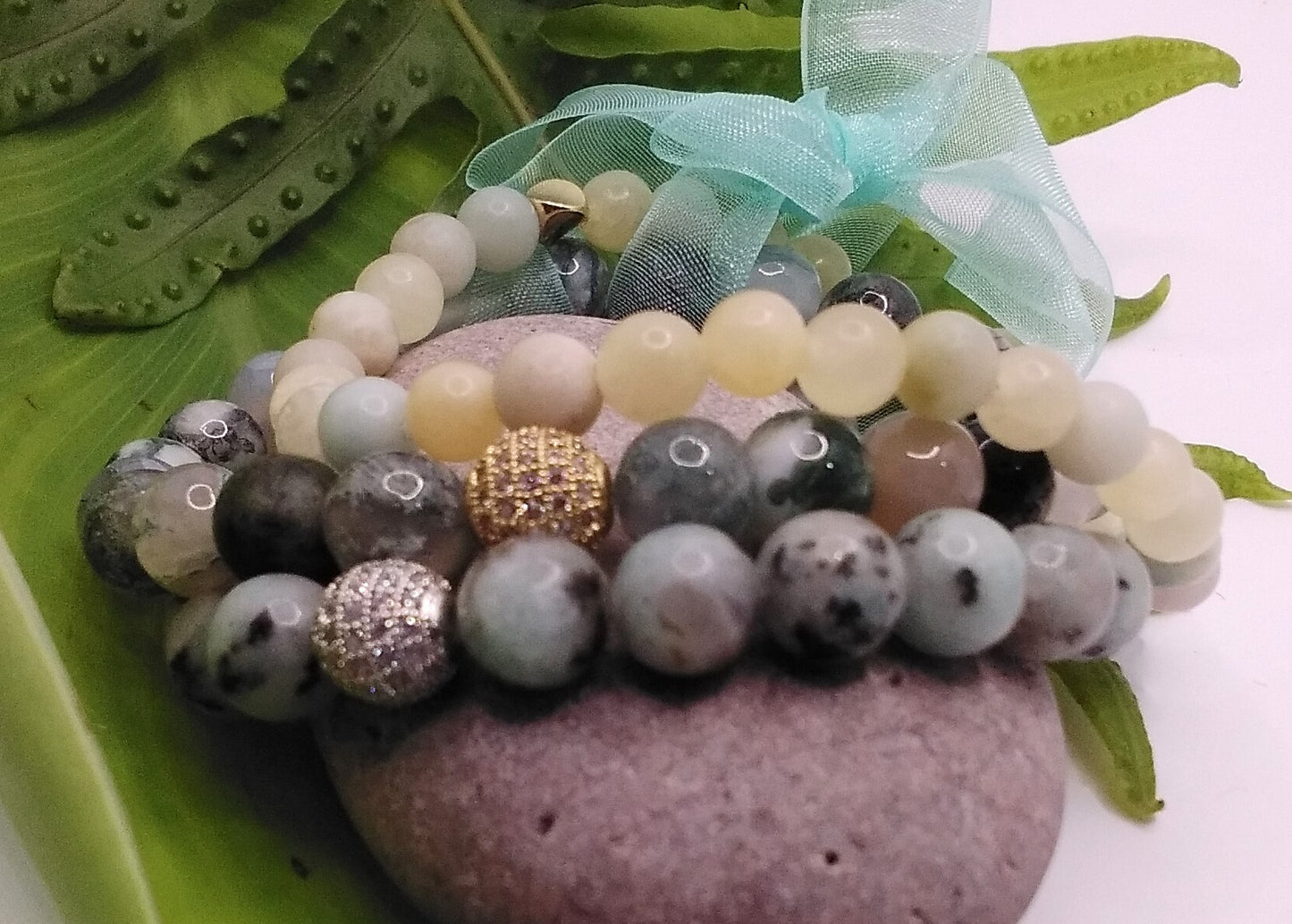 Gemstone Bracelet Stacks