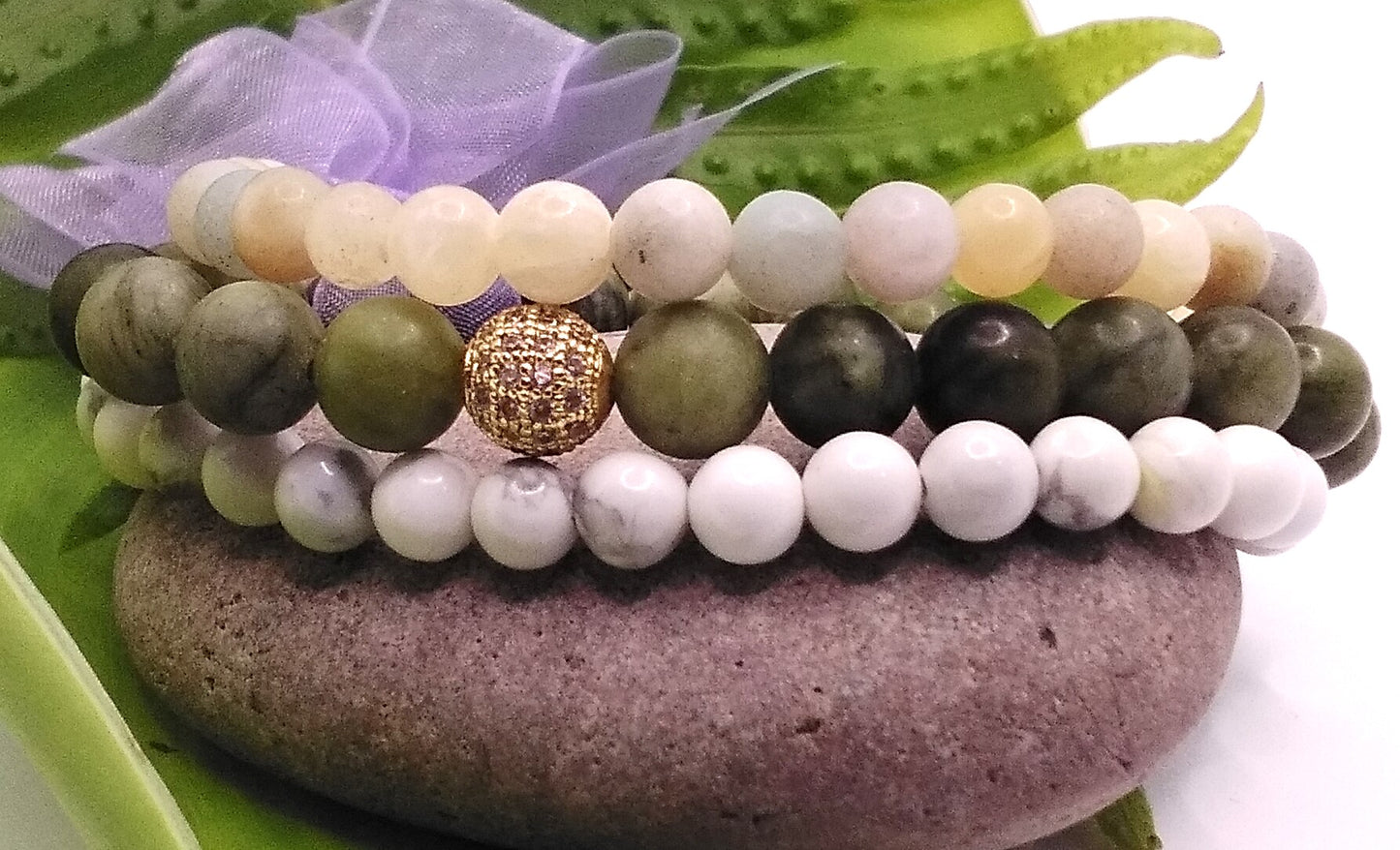 Gemstone Bracelet Stacks