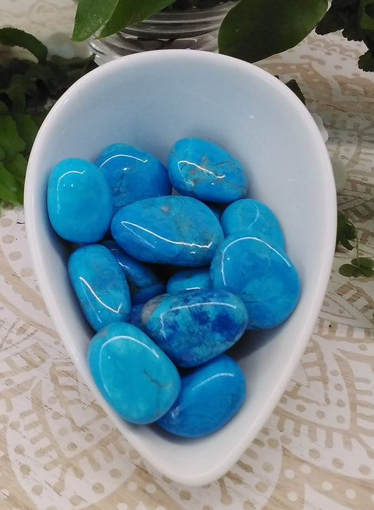 Blue Howlite Tumble Stone