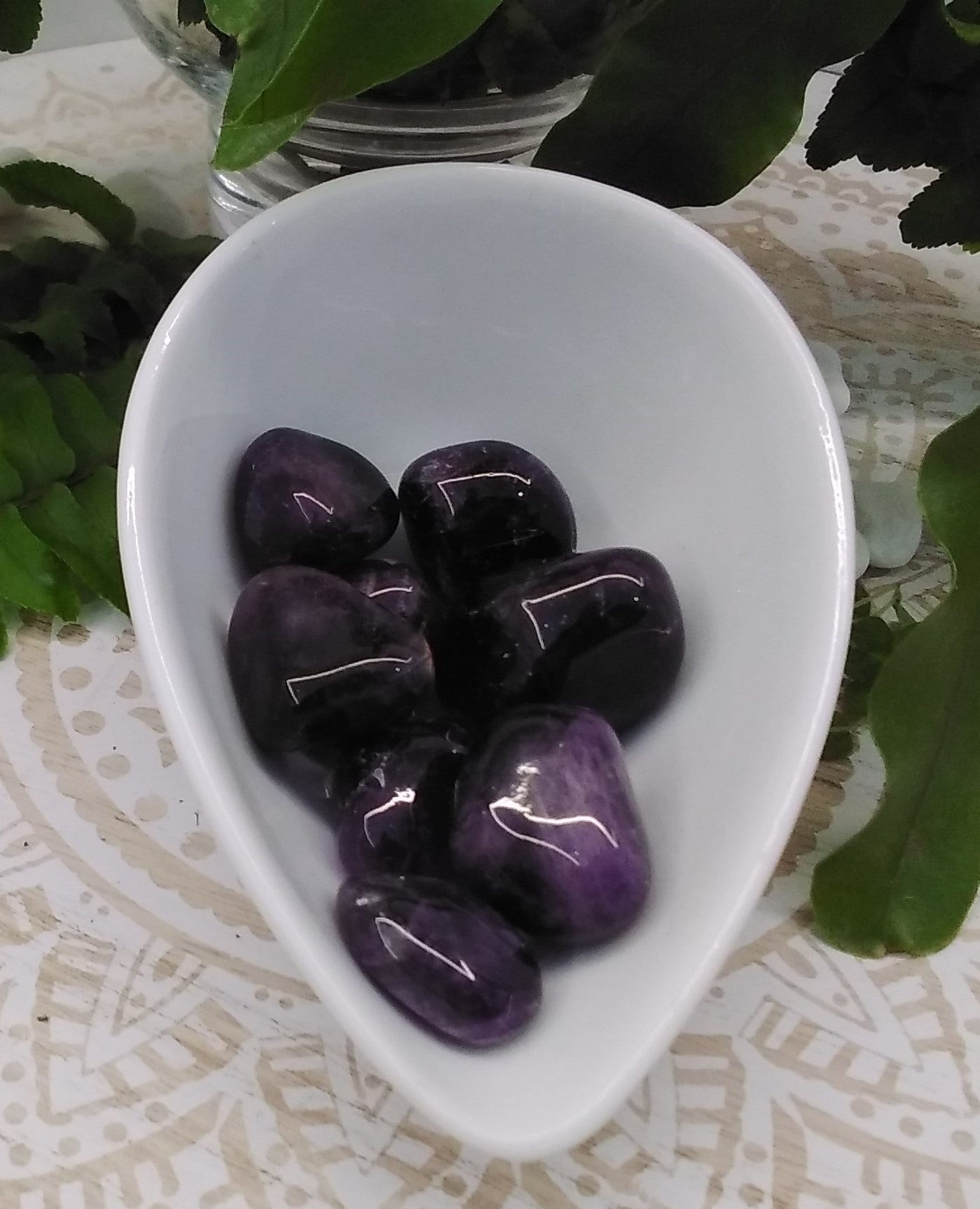 Amethyst Tumble Stone - Dark