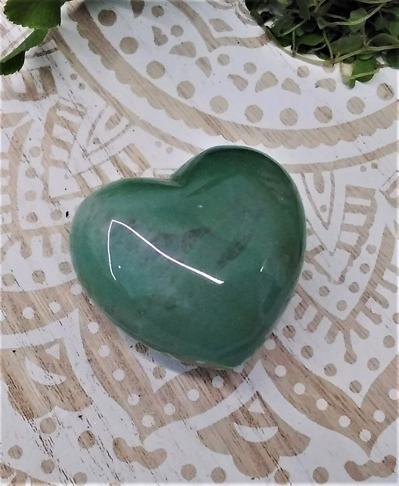 Green Aventurine Heart Stone