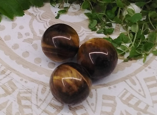 Tiger's Eye Mini Sphere